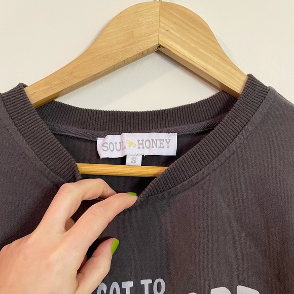Soul Honey Dark Grey Crewneck - Picture 2 of 4